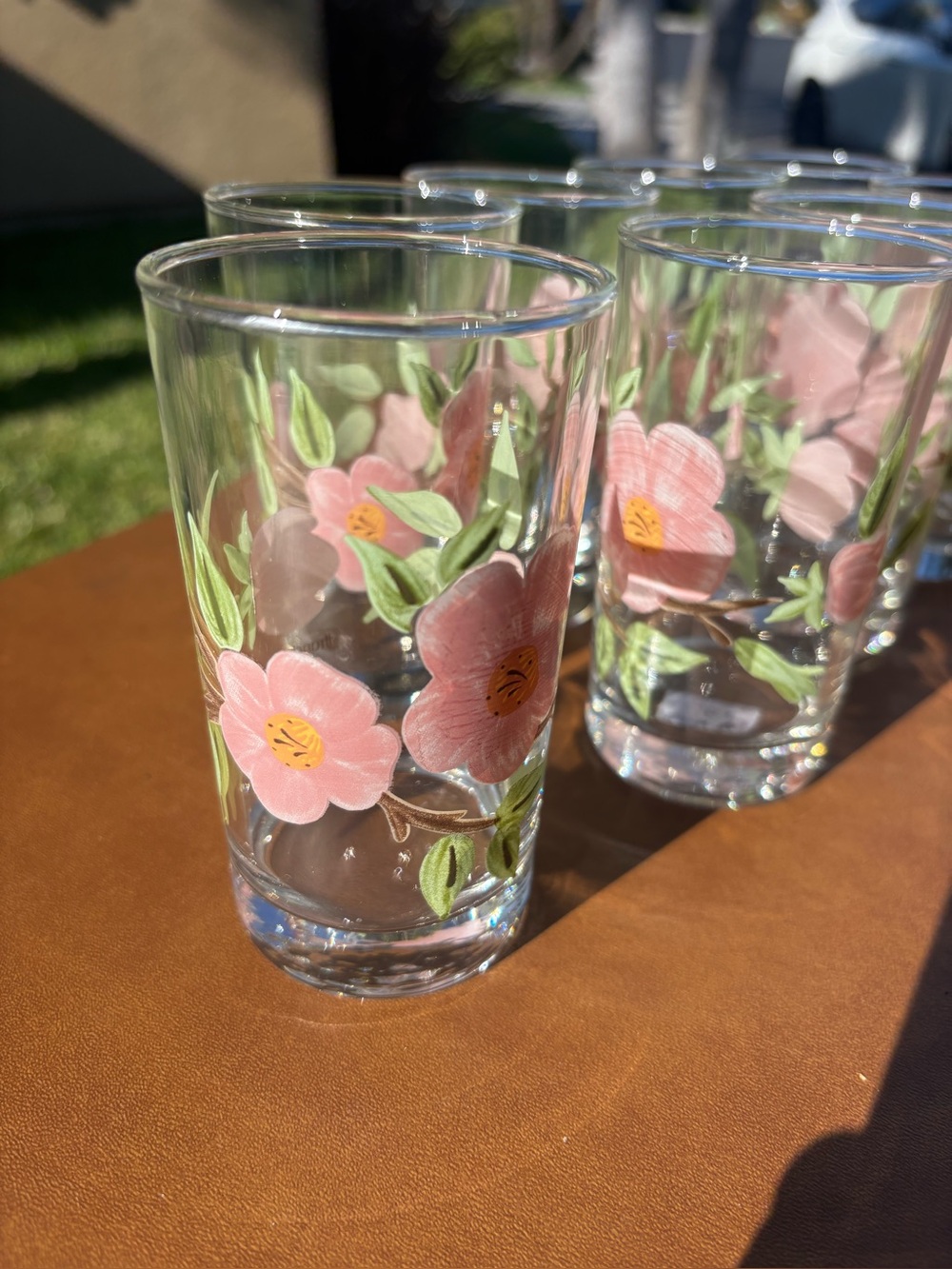 Franciscan Desert Rose Juice Glasses (8) - Picture 1 of 6